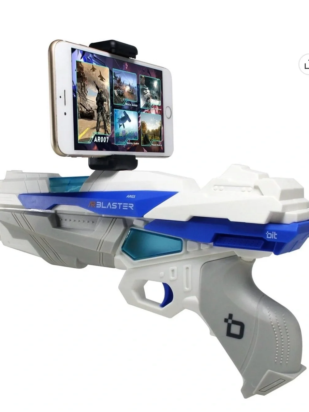 AR Blaster Augmented Reality Game Blaster - White & Blue